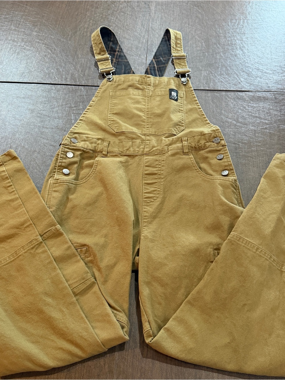 Flog nor Fail Montana Men's Overalls in Brown Sz M - Picture 8 of 14